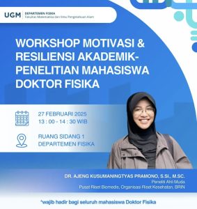 Poster Wokrshop Mahasiswa Doktor Fisika